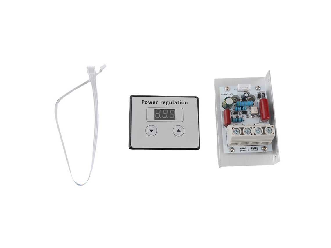 Controlador De Tensão Digital Scr 10000w Regulador De Velocidade Dimmer Termostato Ac 220v 80a