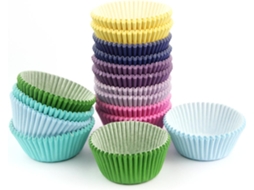 Forminhas De Papel Padrão Para Cupcakes E Muffins, 400 Unidades (cores Aleatórias)