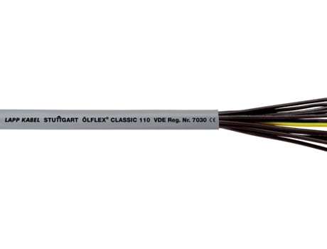 Cabo de controle Lappkabel Cl110 7g1.5 50 Classic 110, 7 x 1,5 mm, 50 m, com PE (1119307/50)