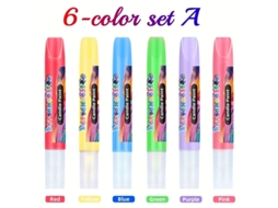 Conjunto 6 Canetas Artesanato 3d Diy, Superfícies Adaptáveis Variadas, Arte Profissional. STELASPLEN
