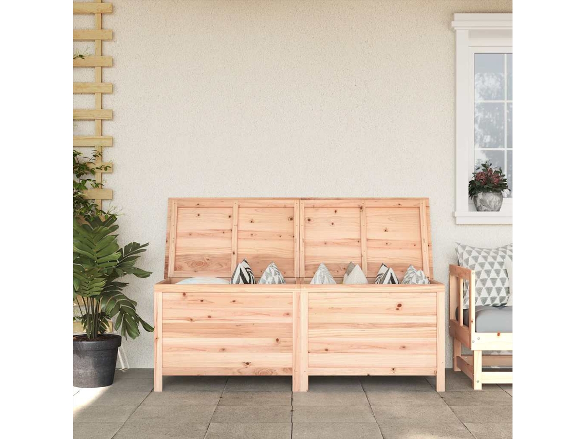 Vidaxl Caixa De Arrumação Para Jardim 150x50x56,5 Cm Abeto Maciço