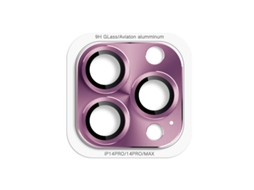 A Película Metálica Para Lentes É Adequada Paracapa Protetora Rosa Com Estampa De Cd Para Iphone 15/15 Plus