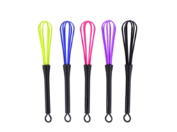 2026 5 Unidades Batidor de Plástico para Tinta de Pelo Salón Peluquería Herramienta Batidor de Globos Cocina Mezclador