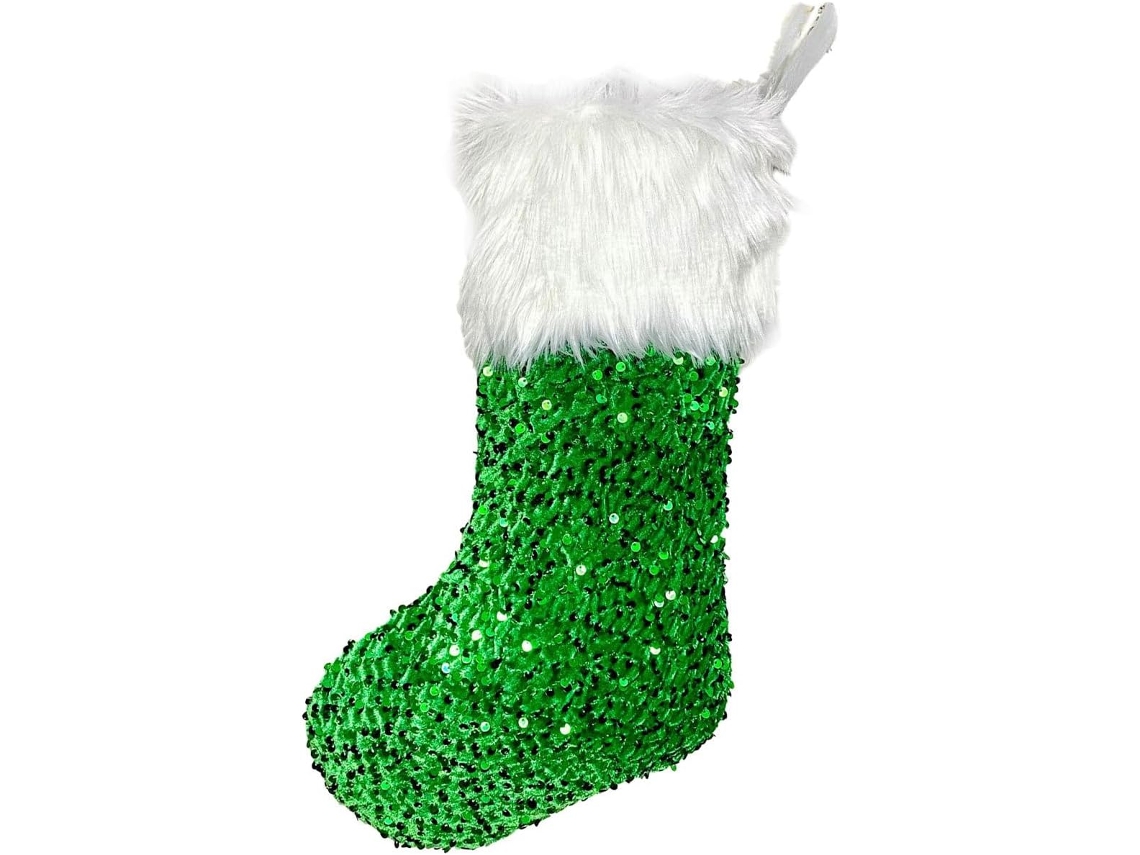 Natal Meias, Decorações de Natal com Glitter e