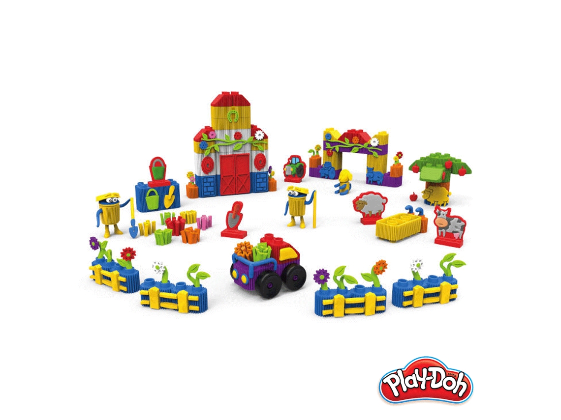 Plasticina PLAY-DOH Bloks Playset Blocos da Quinta (Idade Mínima: 3 anos)