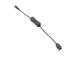 Lurelia Cabo Divisor Dc 5,5 X 2,1 Mm, 5.5x2.1mm, 22awg, Interruptor Integrado, Ventoinhas