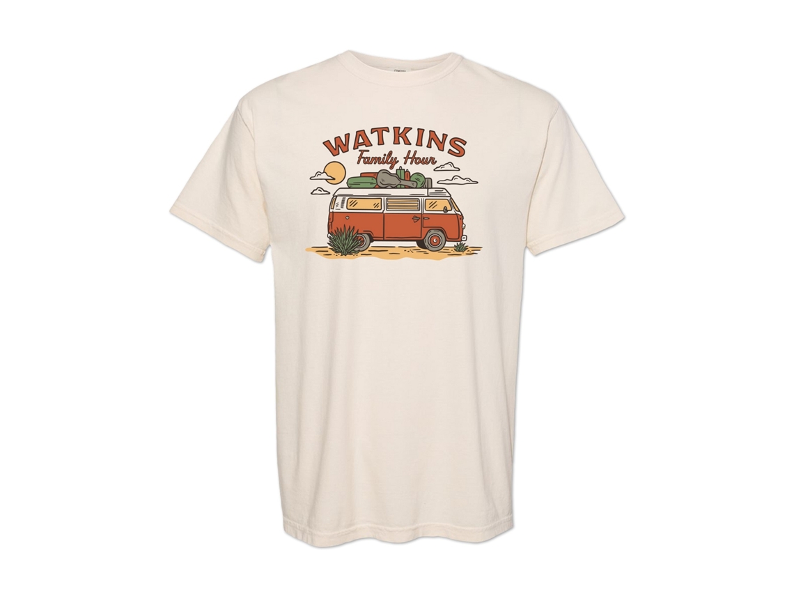 Camiseta Watkins Family Hour Vol. II Tour ROCKINSTONE Unissex Adulto Mais Vendida Tamanho: XXXG