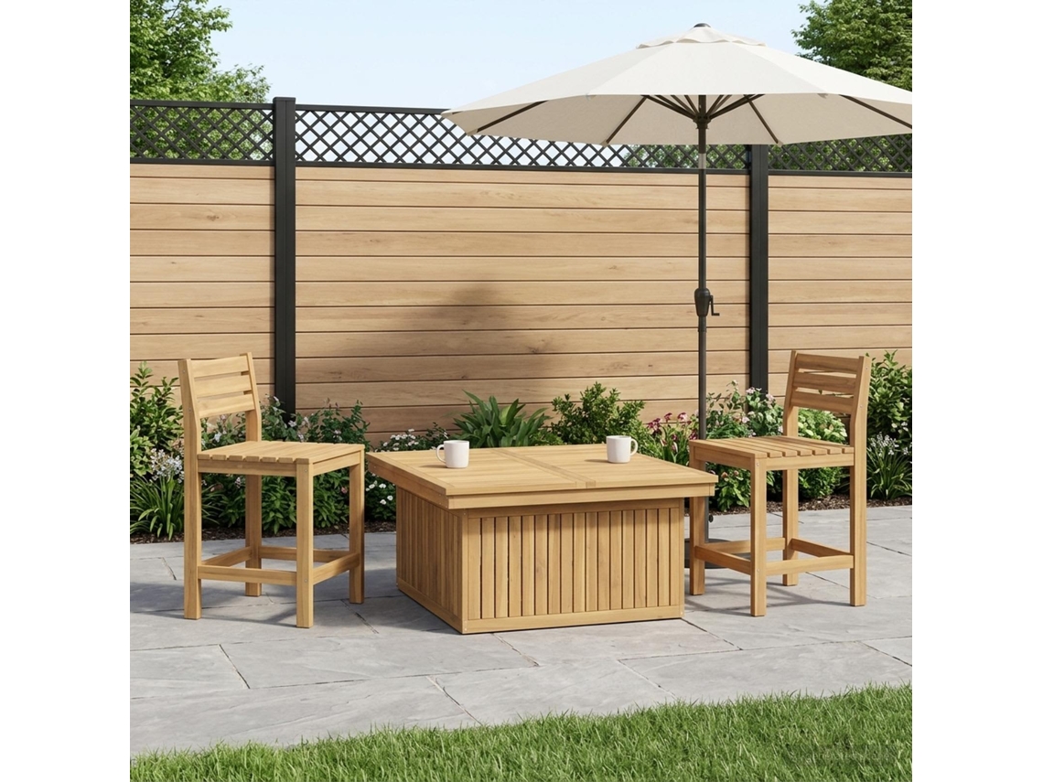Vidaxl Branco 108,5 X 110 X 75/44,5 Cm