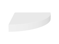 Corner Shelf, Corner Shelves Vidaxl Branco Mdf (25 X 25 X 3.8 Cm)