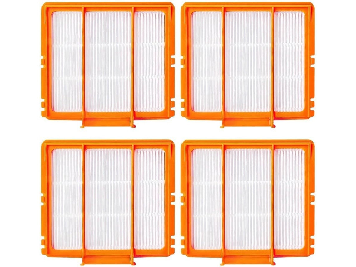 Kit Com 4 Filtros De Reposição Para O Aspirador Robô Shark Av2800ze