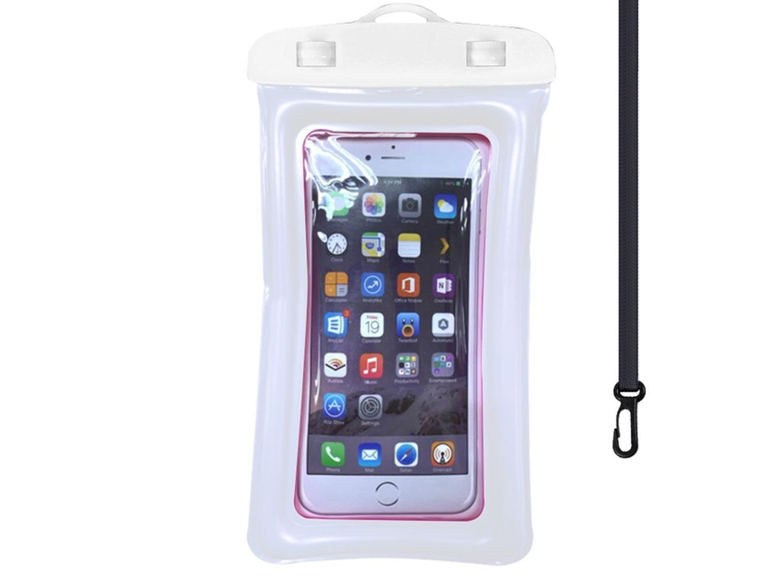Bolsa Impermeável Para Celular, Bolsa Seca Subaquática, Bolsa Para Celular - Branca