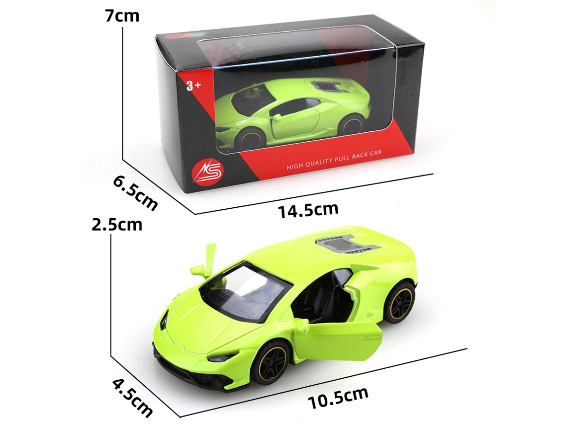 Miniatura de Carro em Metal Fundido, Escala 1/36, Brinquedo Infantil MDUG