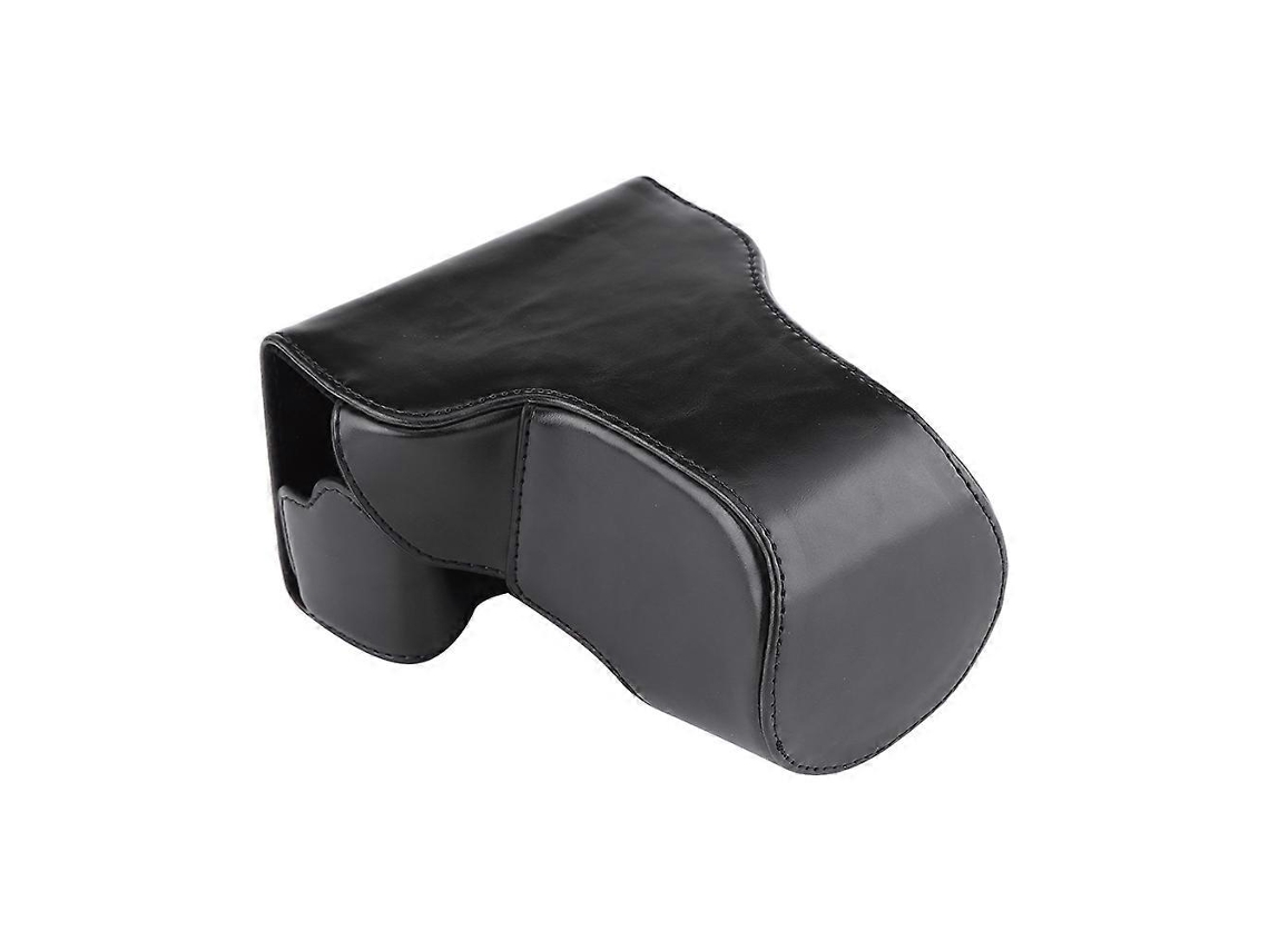 Capa Protetora Em Couro Pu Para Câmera Canon Eos M3 (preta)-aquaforge