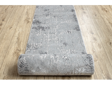 Passadeira Structural Mefe 8725 Dois Níveis de Lã Cinza Cinzento 70 cm