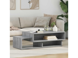 Vidaxl Mesa De Centro Cinza Sonoma 105 X 50 X 32,5 Cm