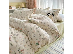 Conjunto de Capas de Edredão LUUCOZK Multicor - 4pcs