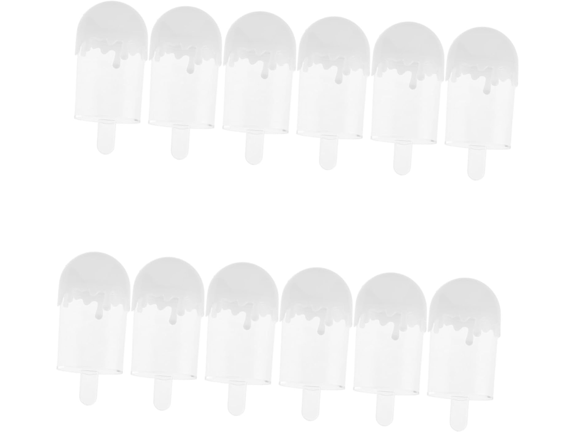 Conjunto De 12 Caixas De Lembrancinhas De Plástico Transparente