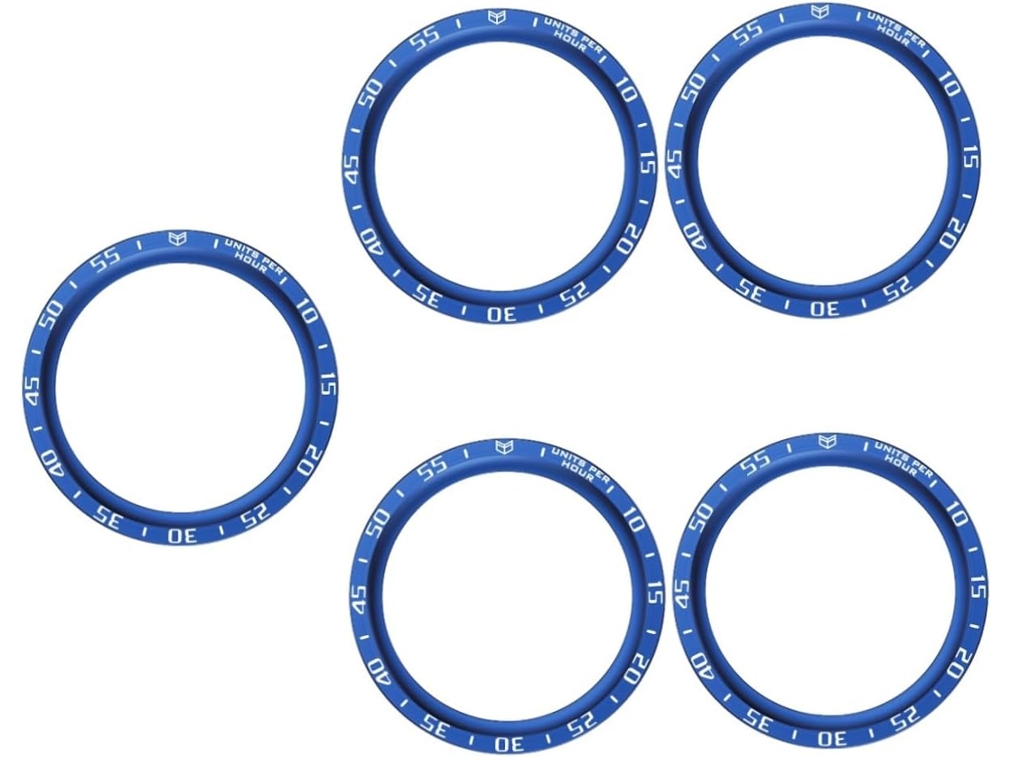 Conjunto De 5 Anéis Moldura Elegantes Para Relógios Inteligentes,
