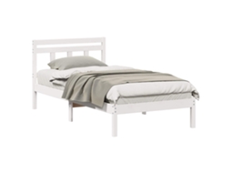 Estrutura da Cama Branco 100 X 200 Cm MAISON EXCLUSIVE