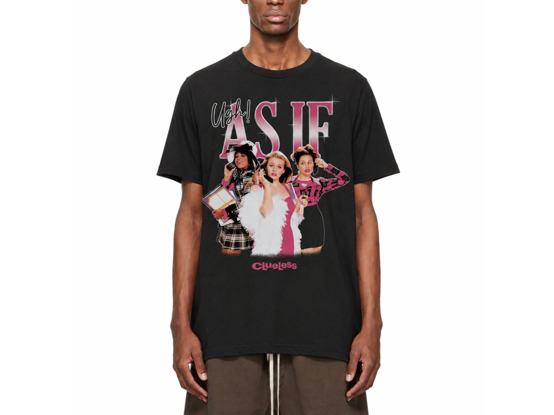 Rockinstone Clueless As If Black T-shirt Size:xl