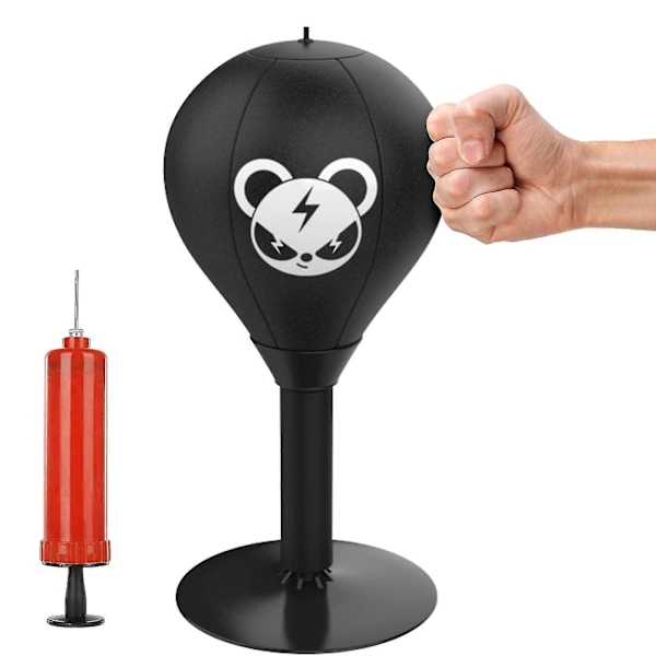Bola De Boxe Anti Stress Bola De Boxe De Mesa Com Ventosas Fortes Urso Para Alívio Do Estresse Em Trabalho Pesado Cp Brilvibera