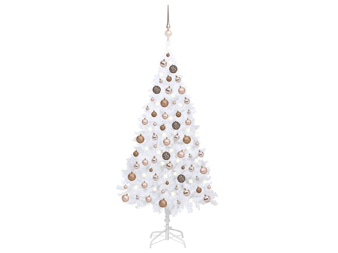 Artificial Christmas Tree, Artificial Christmas Trees Vidaxl Branco Pvc (120 Cm)
