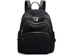 Mochila Pequena Impermeável Oxford para Mulher e Menina com Borla Circular e Fecho Cremalheira | S/MARCA