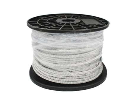 Cable acero 2 mm galvanizada 6x7x1 rollo 100 m