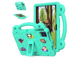 Capa infantil de EVA à prova de choque com suporte e alça para tablet da Webake
