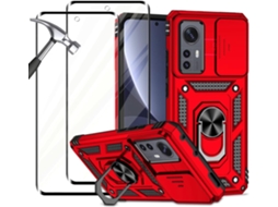 Capa Proteção Câmera Elevada Vidros Para Xiaomi Xiaomi 12/12x 5g/12s Hongwe. Magnética