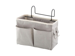 Lurelia Bolsa De Cabeceira, Suspensa, Para Cama, 26 Cm, Branco/bege, Uso Estável