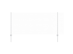 Conjunto 1 Painel De Cerca Vidaxl Prateado Aço (25 X 1 M)