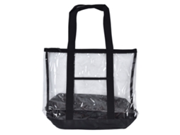 Saco de Praia Transparente Impermeável Pvc com Fecho Zipper