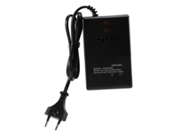 Conversor De Voltagem 200w, 220v Para 110v Ac, Para Viagens, Com Plugue Padrão Europeu, Cjy, Preto