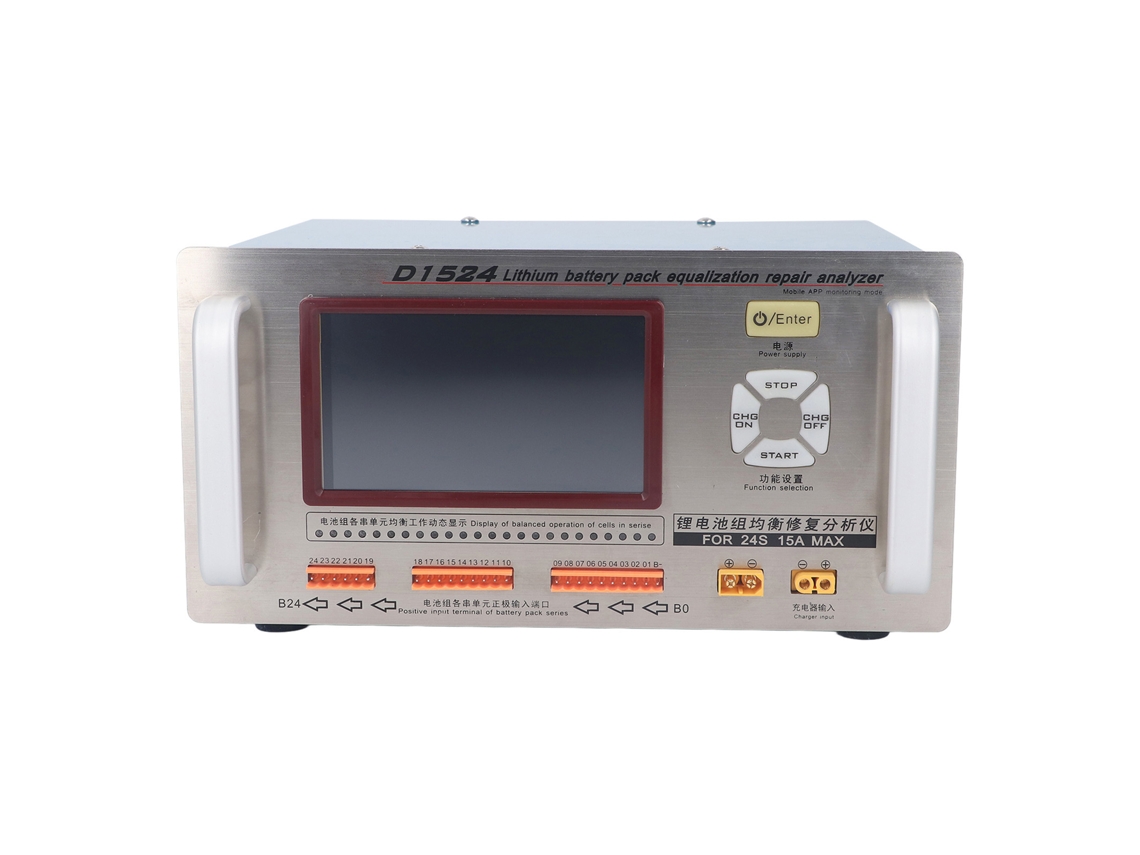 Analisador de bateria de lítio com equalizador de 2 a 24 segundos, Bluetooth, carga, descarga e reparo, plugue UE 110-220 V CA