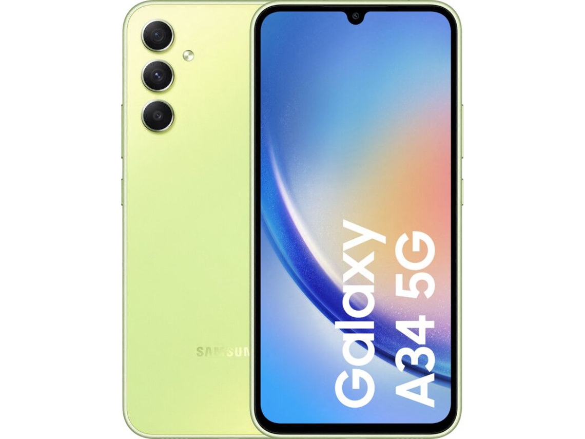 Galaxy A34 5G (dual sim) SAMSUNG (Recondicionado  - Marcas Mínimas - 128 Go -  Verde)