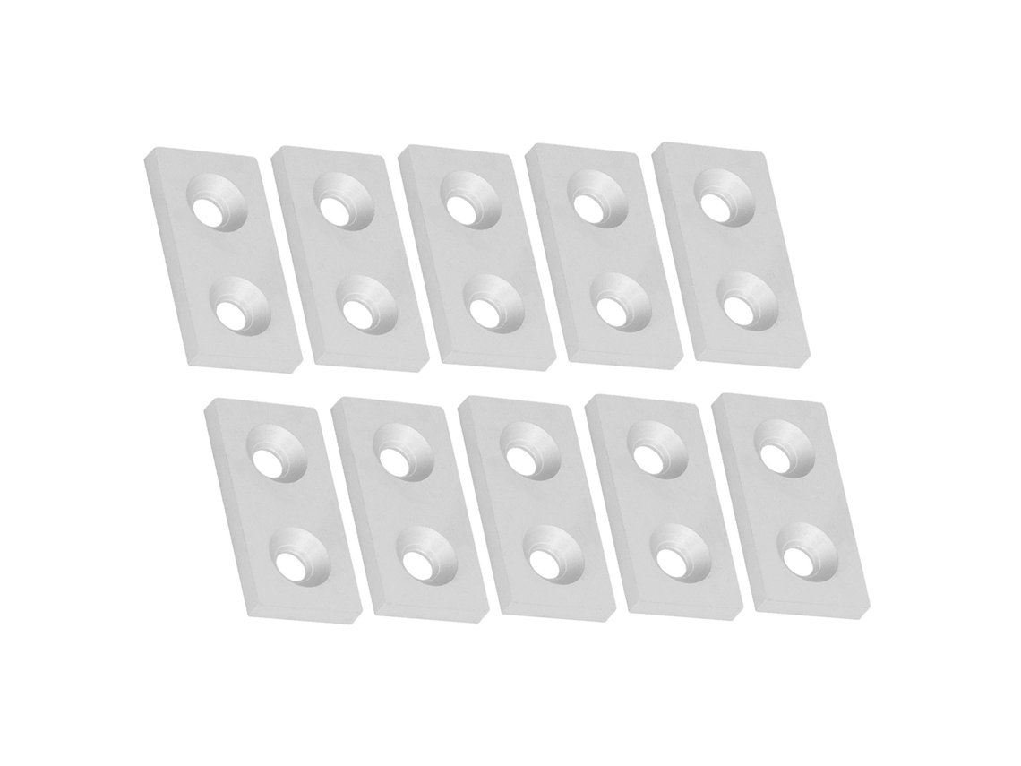 Laxiscreed Perfil De Alumínio Com Tampas Finais Para Peças Lineares De Design De Duplo Furo