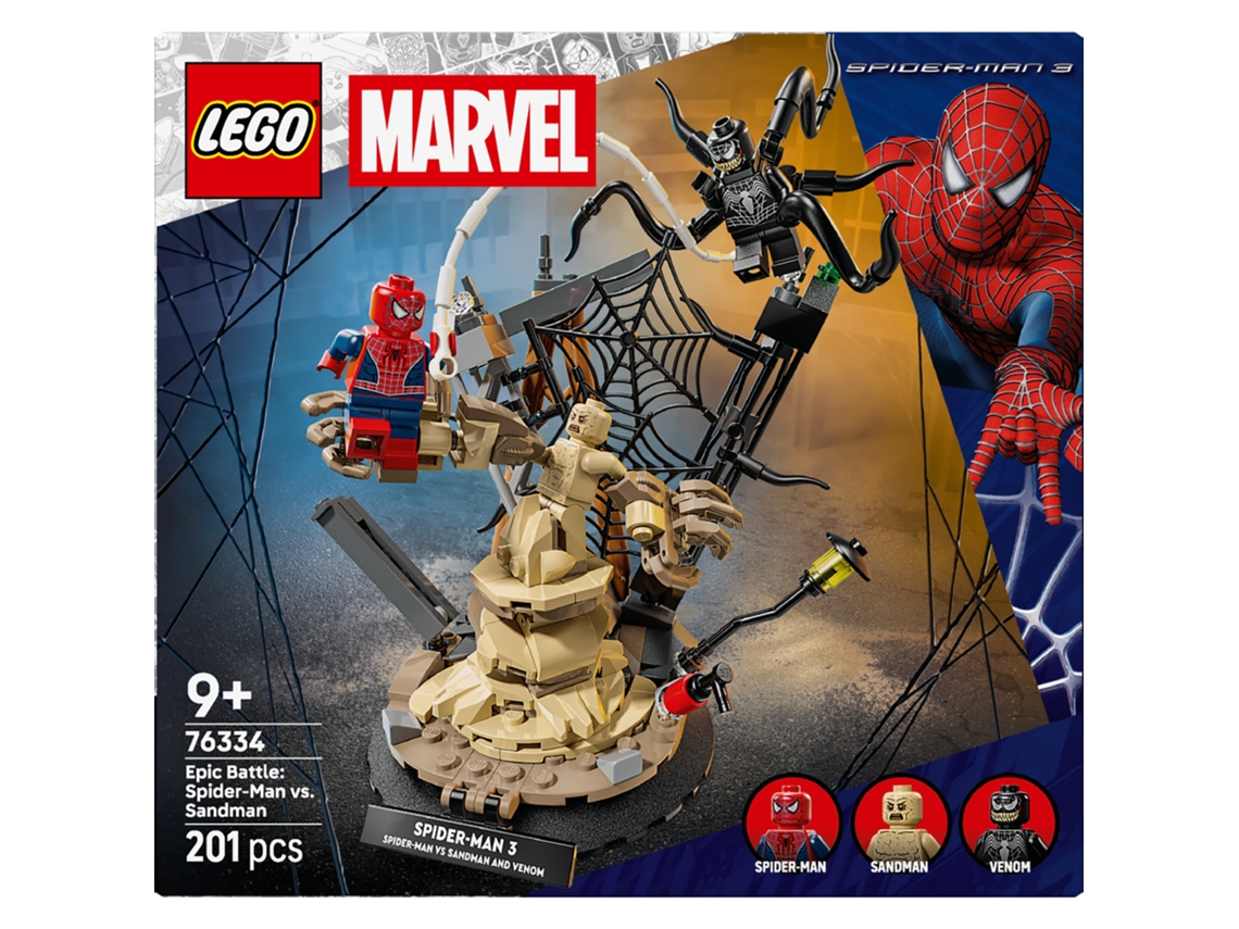 Lego® 76334 Marvel Spider-man Vs. Sandman – Batalha Com Venom