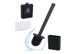 Conjunto de Escova Sanitária Plana para Parede com Suporte AQUAFORGE