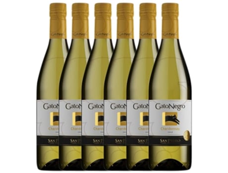 Vinho GATO NEGRO Gato Negro Chardonnay Joven (0.75 L - 6 unidades)