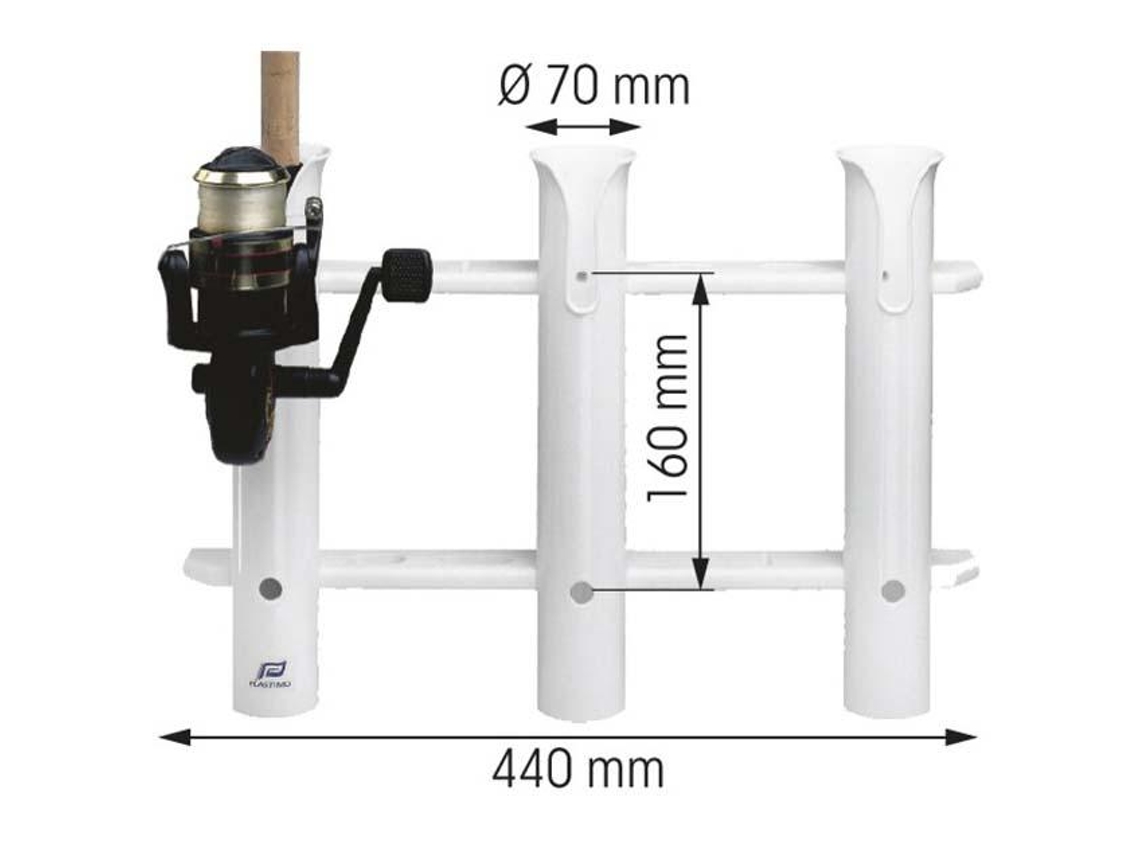 Plastimo Bulkhead Mount Storage Rack For 1 Rod