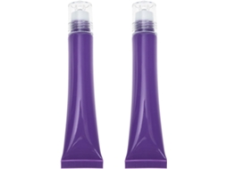 2 Frascos Roll-on Vazios De Plástico De 20g Para Uso Facial, Com Esfera De Aço Inoxidável