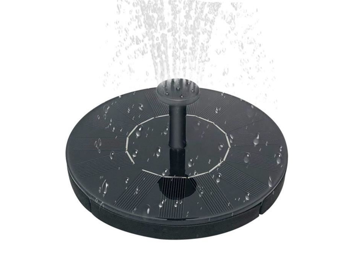 Bocal, fonte solar flutuante, fonte de água para piscina de jardim, bomba solar para banho de pássaros com 4 bicos-tipo A