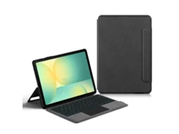 Capa Protetora Para Tablet Com Teclado Bluetooth, Preta Samsung Tab S6 Lite Yunzii (10,4 Polegadas)