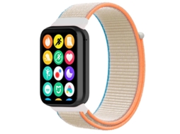 Bracelete Aço Inoxidável Fivela Sete Contas Prateada e Dourada para Redmi Watch 6/5/4 XIAOMOYU
