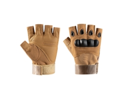 Luvas De Ciclismo De Meio Dedo Antiderrapantes Com Silicone Transpiraveis Para Montanha Bicicleta Proteção Khaki Xl