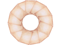 100 Folhas De Papel Decorativo Retrô A4 Dupla Face