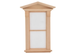 Mali porta e Janela de Bétula para Casinha de Bonecas 1:12 Miniatura Diy Decoração