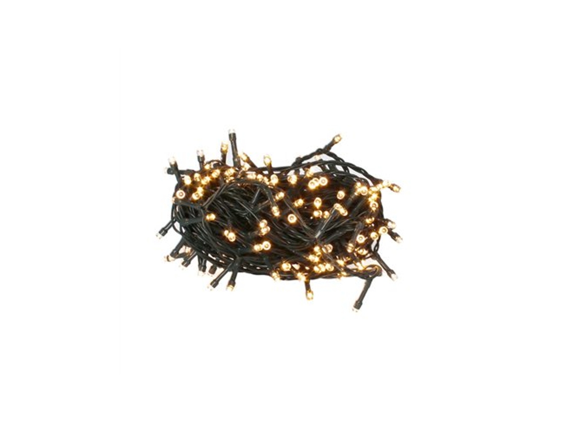 Guirlanda Com 8 Modos De 50 Leds 2700k 3xaa Ip44 Korpass (4,5m)