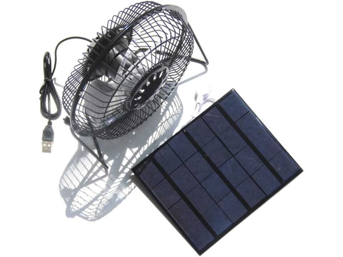 Ventilador De Mesa Usb Recarregável Com Bateria 4000mah, 4